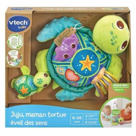 Peluche Vtech Baby  Juju, Mother Turtle  + 6 Meses Reciclado Musical