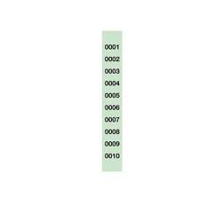 Tiras de Números para Rifa Apli 1-1000 10 Piezas 30 x 210 mm