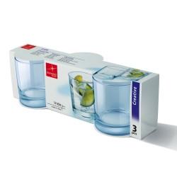 Set de Vasos Bormioli Rocco Iride Azul 3 Unidades Vidrio 255 ml