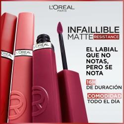 Labial líquido L'Oreal Make Up Infaillible Matte Resistance Wine not? Nº 500 (1 unidad)