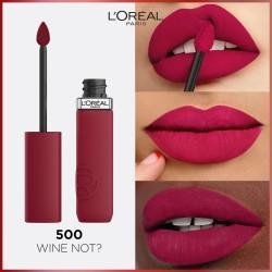 Labial líquido L'Oreal Make Up Infaillible Matte Resistance Wine not? Nº 500 (1 unidad)