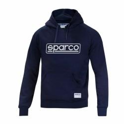 Sudadera con Capucha Sparco Frame Azul marino M