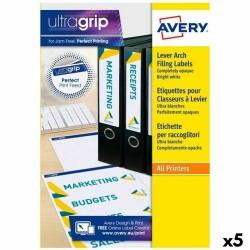 Etiquetas para Impresora Avery L4761 Blanco 25 Hojas 192 x 61 mm (5 Unidades)