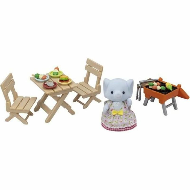 Accesorios para casa de Muñecas Sylvanian Families The Elephant Girl and Her Picnic Set