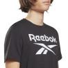 Camiseta de Manga Corta Hombre Reebok BIG LOGO TEE HD4222 Negro