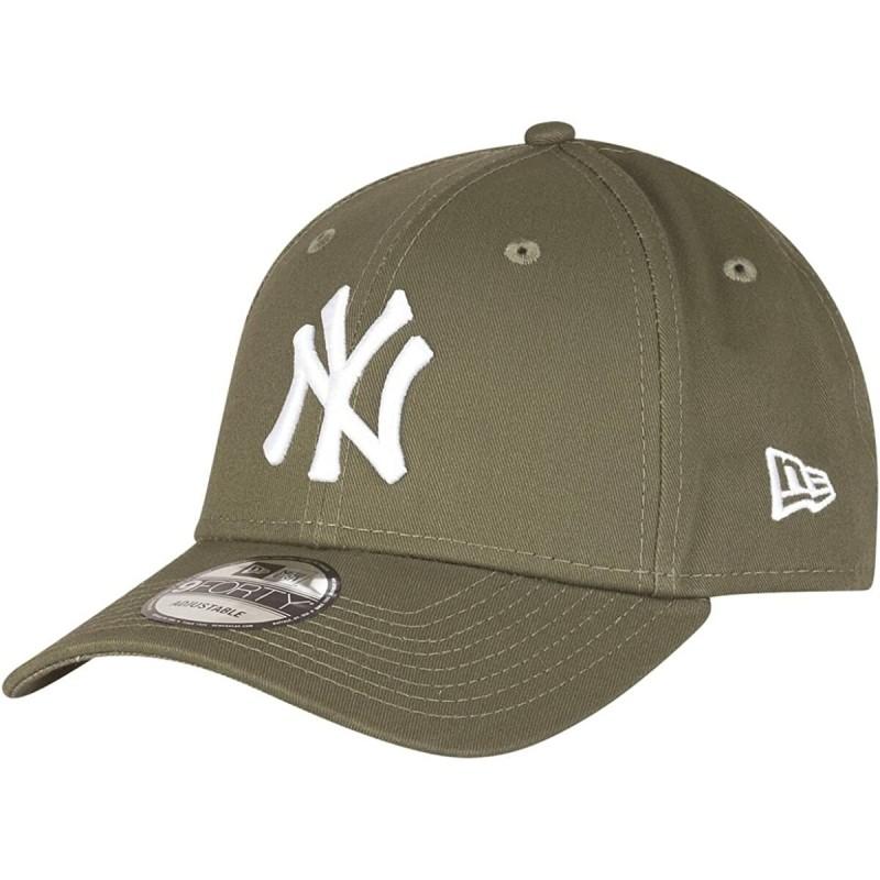 Gorra Deportiva New Era League Essential 9Forty New York Yankees Verde (Talla única)