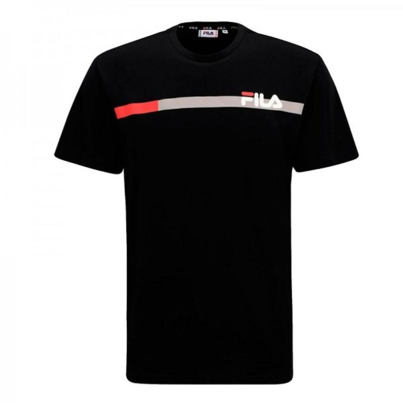 Camiseta de Manga Corta Hombre Fila FAM0428 80010 Negro