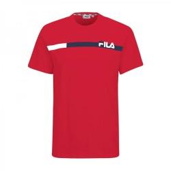 Camiseta de Manga Corta Hombre Fila  FAM0428 30002 Rojo