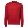 Sudadera sin Capucha Hombre Reebok RI FT LEFT CHEST IL4041  Rojo