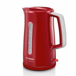 Hervidor BOSCH TWK3A014 Rojo Sí Acero Inoxidable Plástico Plástico/Acero inoxidable 2400 W 1,7 L