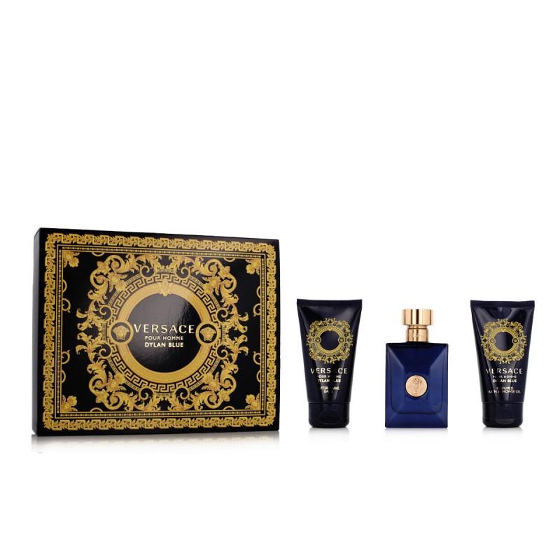 Set de Perfume Hombre Versace EDT Dylan Blue 3 Piezas