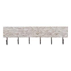 Perchero de Pared 61 x 7 x 16,5 cm Metal Madera