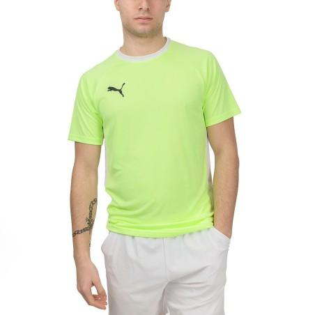 Camiseta de Manga Corta Hombre TEAM LIGA  Puma  931832 01  Pádel Amarillo