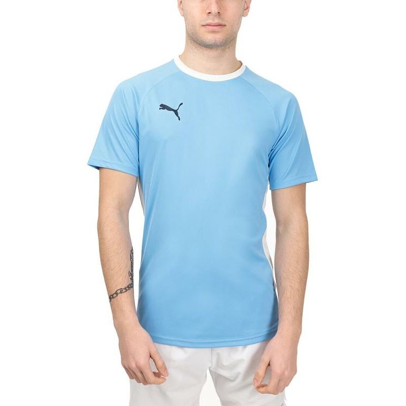 Camiseta de Manga Corta Hombre TEAMLIGA Puma 931832 02 Pádel Azul