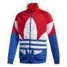 Chaqueta Deportiva para Niños Adidas Big Trefoil Rojo