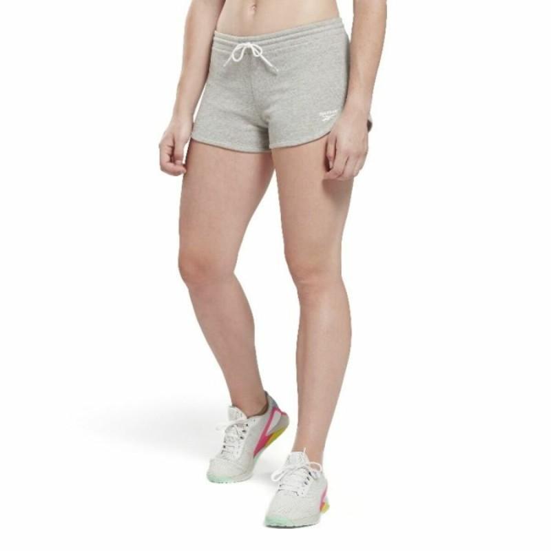 Pantalones Cortos Deportivos para Mujer Reebok RI FRENCH TERRY SHO H54766  Gris