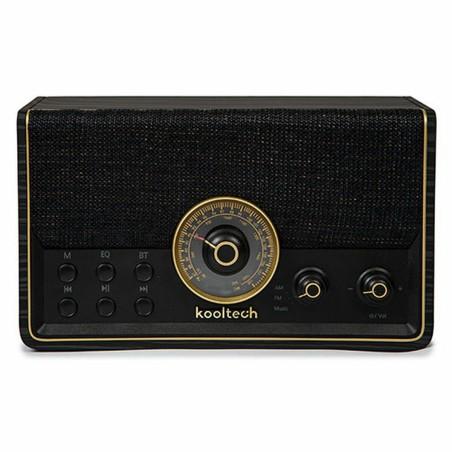 Radio Portátil Bluetooth Kooltech USB Vintage