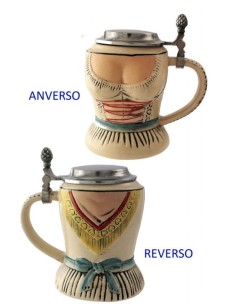 Jarra De Cerveza de Ceramica 600ml Talle 2