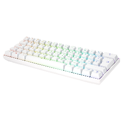 Teclado Mecanico Rgb Mirage 60% Blanco