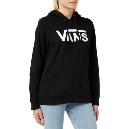 Sudadera con Capucha Mujer Vans Drop v Logo Negro