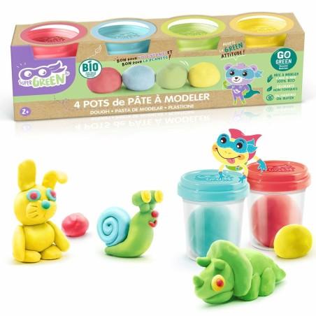 Juego de Plastilina Canal Toys Organic Modeling Clay 4 Unidades