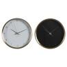 Reloj de Mesa DKD Home Decor 25,7 x 4,2 x 25,7 cm Mujer Dorado Aluminio (2 Unidades)