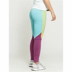 Mallas Deportivas de Mujer Adidas  High-Waisted Aguamarina