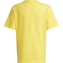 Camiseta de Manga Corta Infantil Adidas Future Pocket Amarillo