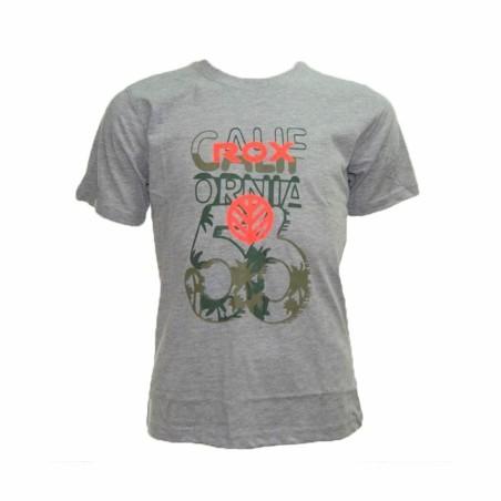 Camiseta de Manga Corta Rox California 56 Gris claro