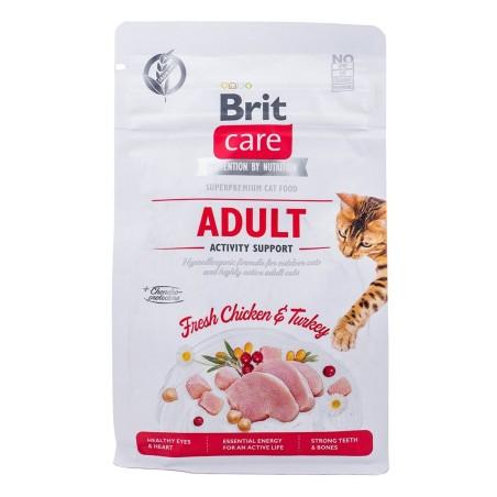 Comida para gato Brit Care Grain Free Activity Support Adult Adulto Pollo Pavo 400 g