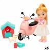 Muñeca Colorbaby Bella 16 cm Moto 7 x 16 x 4 cm (6 Unidades)