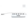 Hub USB Nilox NX7HUB30 Blanco