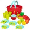 Set de Alimentos de Juguete Colorbaby Menaje y utensilios de cocina 36 Piezas (12 Unidades)