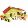 Figuras de Acción Jeujura Wooden Farm 140 Piezas Playset