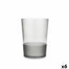 Vaso Quid Pincel Gris Vidrio 510 ml (6 Unidades)