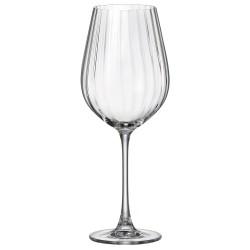 Copa de vino Bohemia Crystal Optic Transparente 650 ml 6 Unidades