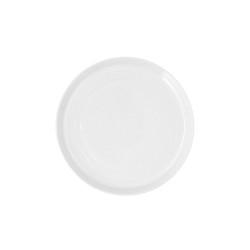 Plato Llano Ariane Artisan Cerámica Blanco Ø 27 cm (6 Unidades)