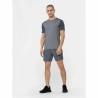 Pantalones Cortos Deportivos para Hombre 4F Gris oscuro