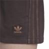 Pantalones Cortos Deportivos para Mujer Adidas Originals 3 stripes Marrón