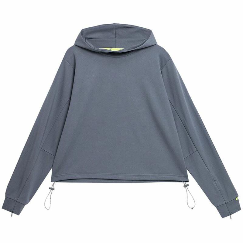 Sudadera con Capucha Mujer 4F Gris