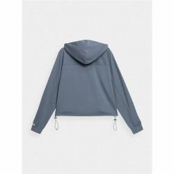 Sudadera con Capucha Mujer 4F Gris