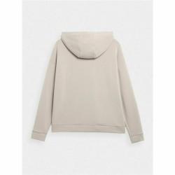 Sudadera con Capucha Mujer 4F BLD041 Beige Yoga