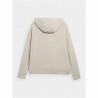 Sudadera con Capucha Mujer 4F BLD041 Beige Yoga