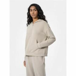 Sudadera con Capucha Mujer 4F BLD041 Beige Yoga