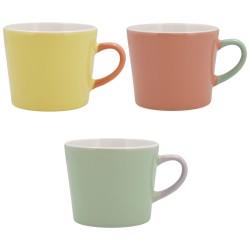 Taza Quid Vitamina Cerámica Bicolor 350 ml (12 Unidades)