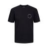 Camiseta de Manga Corta Hombre Jack & Jones JJSUNSET TEE SS CREW NECK 12221013 Negro