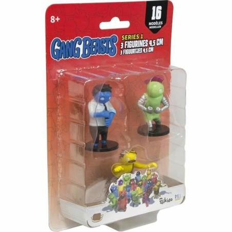 Figura de Acción Lansay Gang Beasts  Lot 3 3 Piezas 4,5 cm