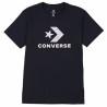 Camiseta de Manga Corta Mujer Converse Seasonal Star Chevron Negro