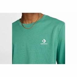 Camiseta de Manga Corta Unisex Converse Classic Fit Left Chest Star Chevron Verde