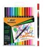 Set de Rotuladores Bic Intensity 12 Piezas Multicolor